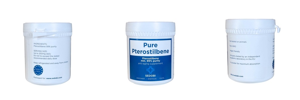 Pterostilbene 99% powder - 10g (1.75€/g)